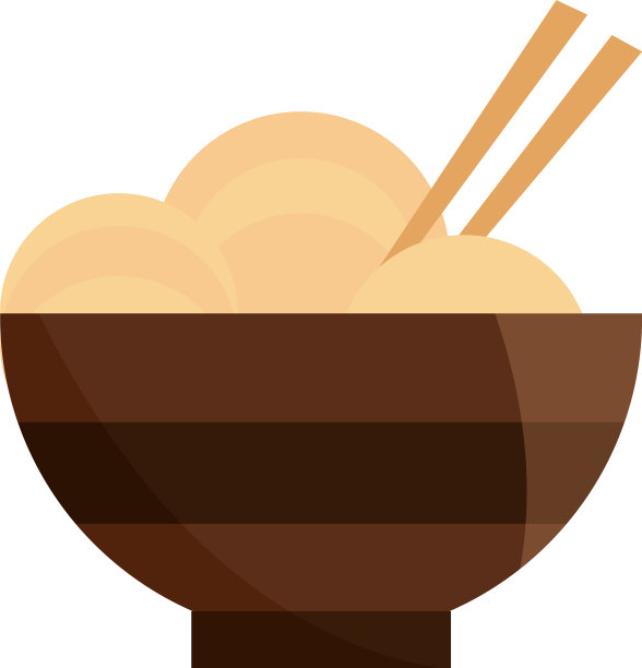 面条在碗与棍子食物菜单在卡通图片下载