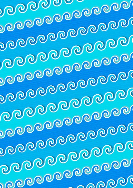 纸工艺风格波浪背景图片下载