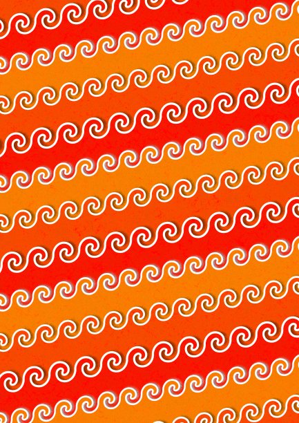 纸工艺风格火焰背景图片下载