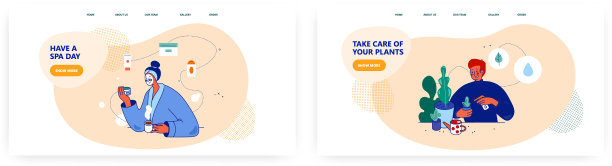 妇女使用面膜和化妆品图片下载