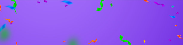 彩带和五彩纸屑的节日彩带闪闪发光图片下载