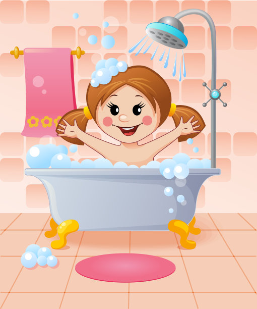 女孩在浴室图片下载