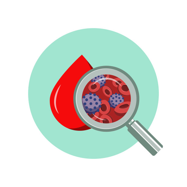 用于检测艾滋病和HIV细胞的血细胞图片下载