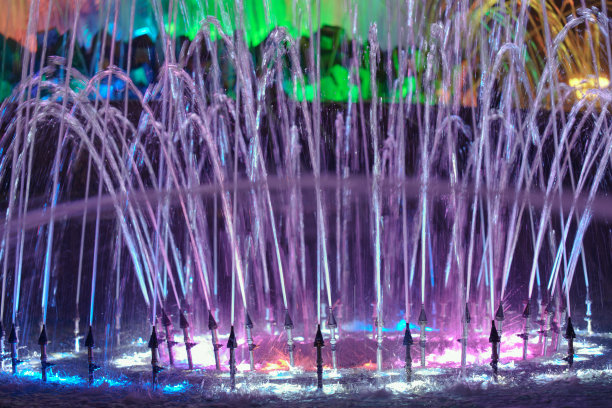 美丽的莫斯科喷泉图片下载