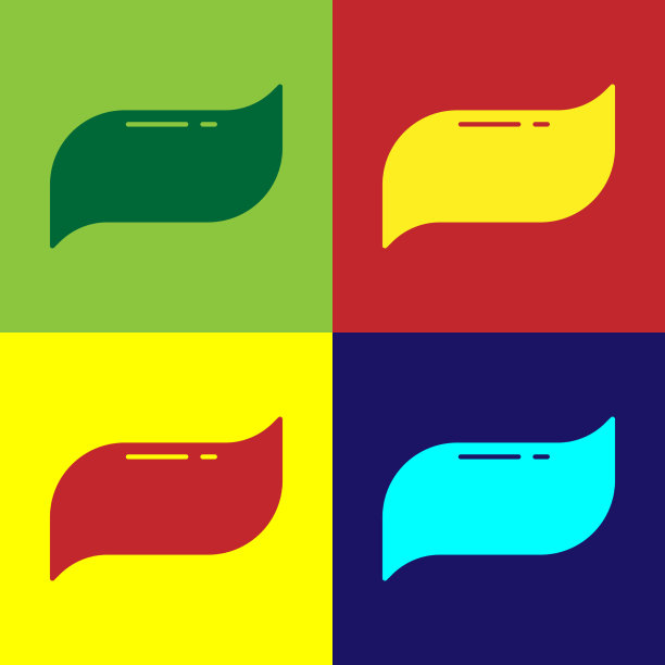 波普艺术牙膏图标孤立的颜色图片下载