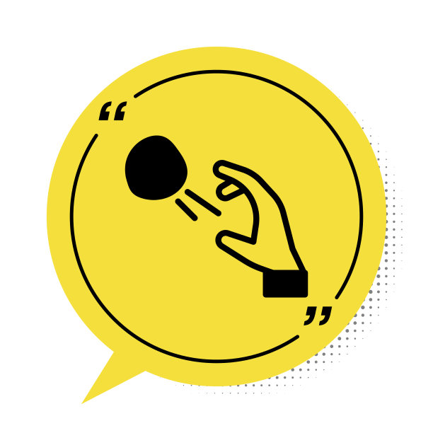 黑流氓射击小石头图标孤立图片下载