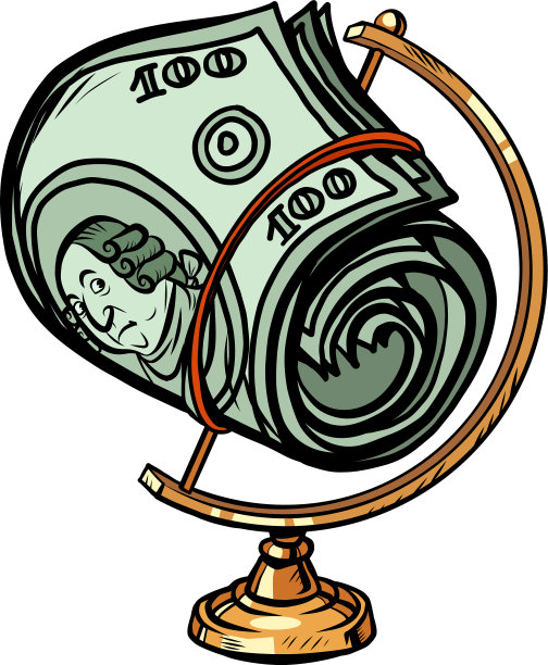 《环球国际》一捆一百美元图片下载