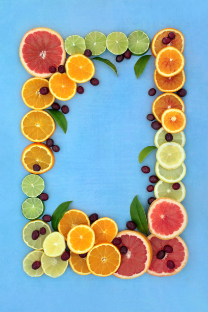 健康的水果富含抗氧化剂和花青素图片下载