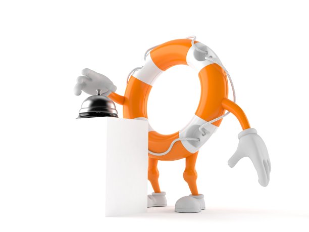 救生圈性格与酒店钟图片下载