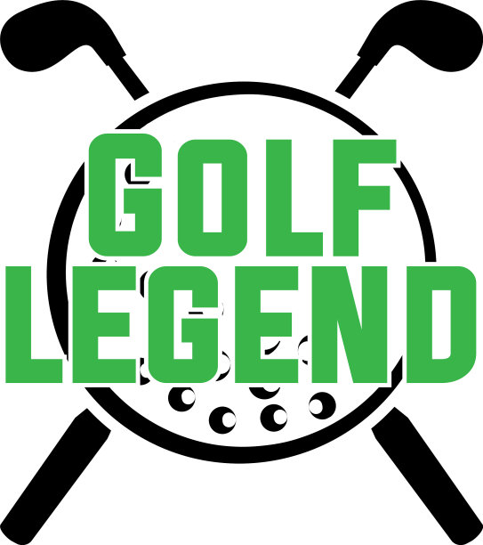 白色背景上的高尔夫传奇图片下载