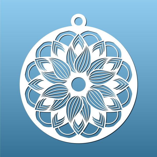 激光切割圣诞球数控切割模具图片下载