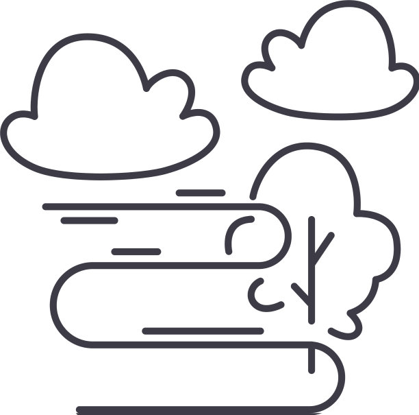 雾状图标线性孤立薄图片下载