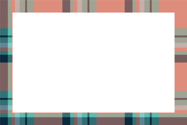 复古框苏格兰边界图案复古图片下载