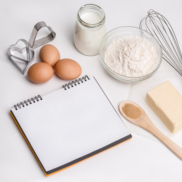 食物配料摆在桌上图片下载