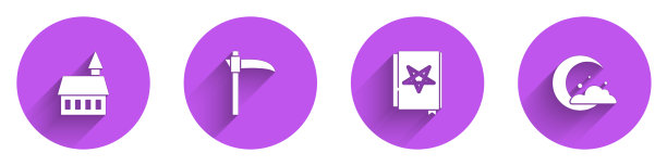 Set castle sc镰刀ancient magic book and moon图片下载