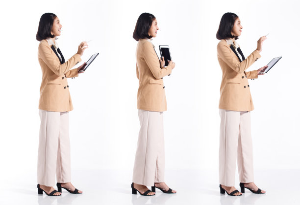 20多岁的亚洲女性黑色短发正式套装图片下载