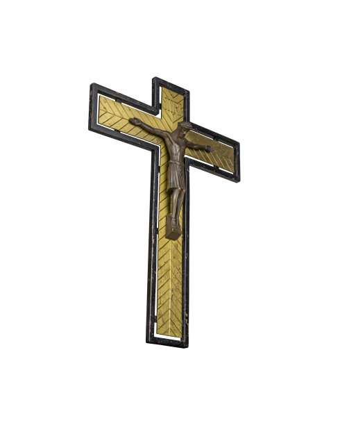 耶稣基督受难。交叉孤立的白色背景图片下载