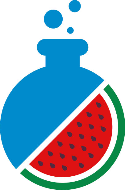 实验室西瓜商标模板创意西瓜图片下载