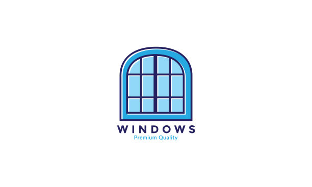 Windows经典线条彩色logo图标设计图片下载