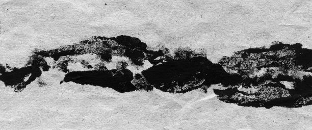 抽象景观，黑白极简艺术插画。图片下载