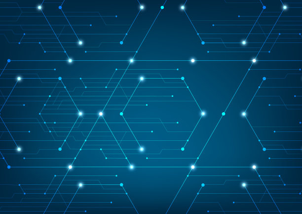 抽象的线和点连接着背景图片下载