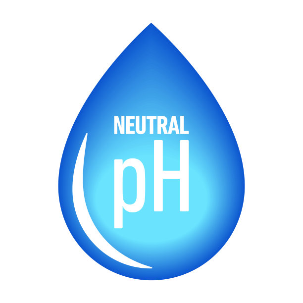 pH中性平衡向量图标，徽章印章，标志图片下载