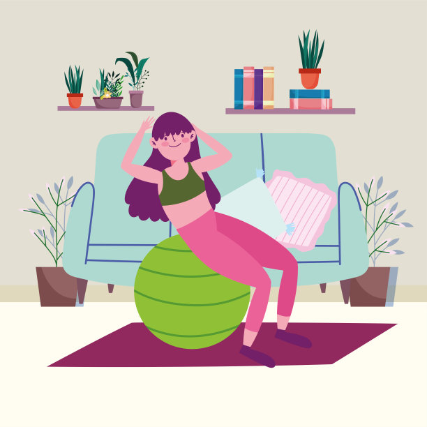 女人做锻炼图片下载