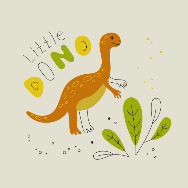 恐龙-模板打印图片下载