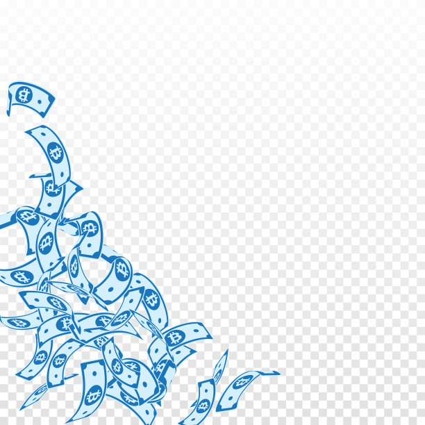 比特币互联网货币纸币浮动下跌图片下载