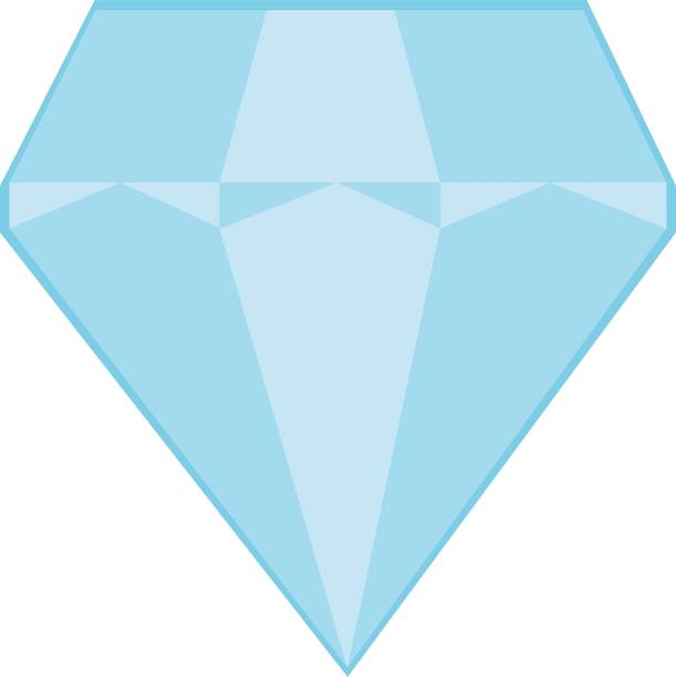 矢量插图的钻石表情图片下载