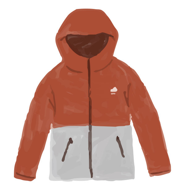 户外露营项目夹克插图图片下载