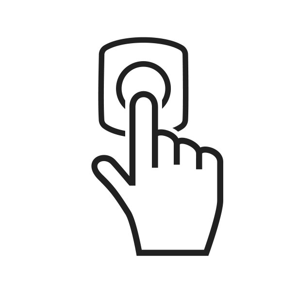 门铃图标平面风格设计轮廓标志矢量插图孤立在白色背景。图片下载