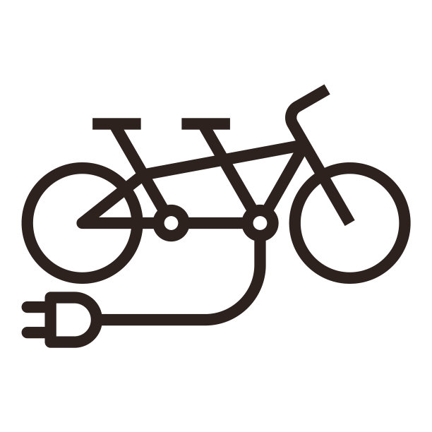 e-tandem自行车图标图片下载