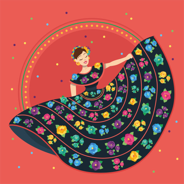 传统的墨西哥女人图片下载