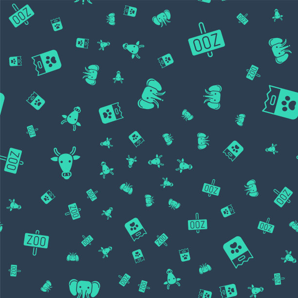 Set elephant zoo park奶牛头和袋食物图片下载