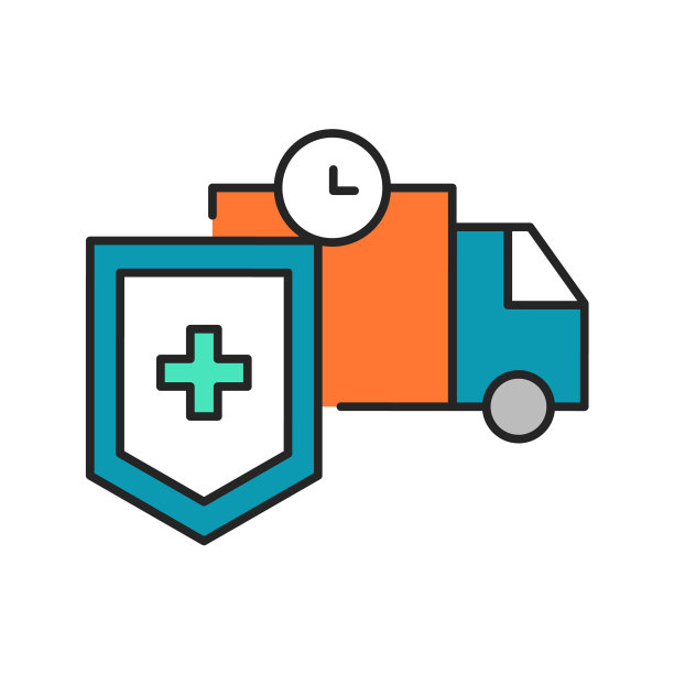 安全交付色线图标防疫图片下载