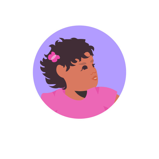 年轻的非洲裔美国女孩脸阿凡达小图片下载