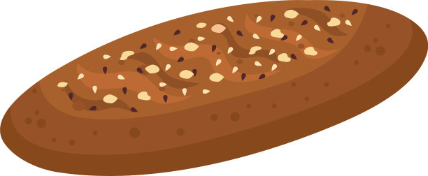 面包与谷物面包房孤立的风格图标图片下载