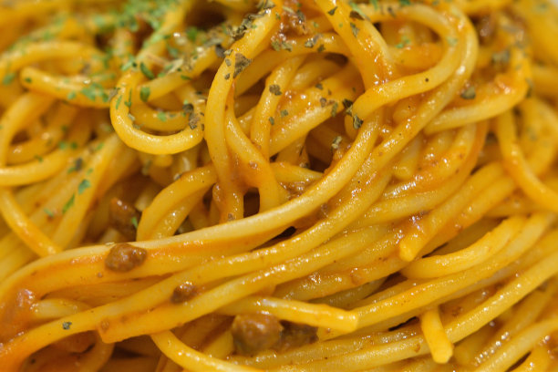 意大利面肉酱的照片。图片下载