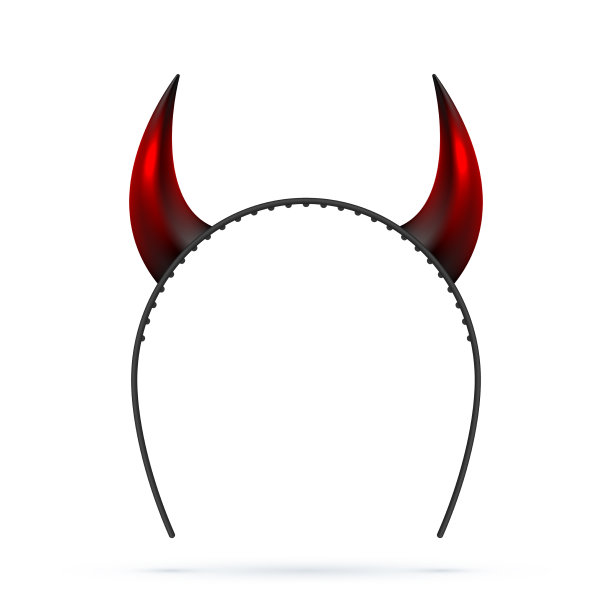 魔鬼角头带节日头部装饰图片下载
