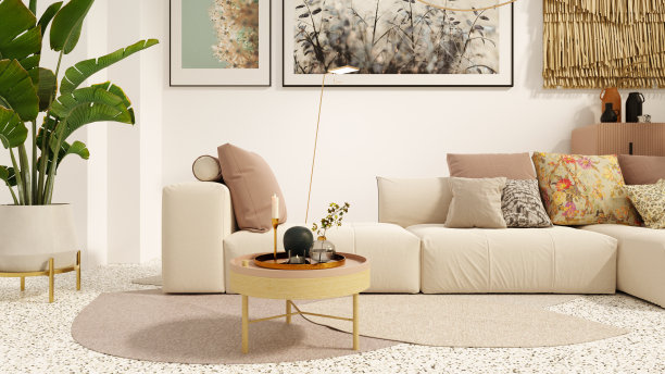 客厅装修效果图素材ID：397273068