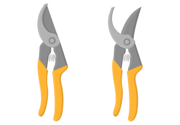 设置卡通园艺剪刀或剪子夹图片下载