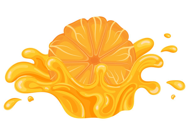 鲜亮的柑橘汁或橘汁图片下载