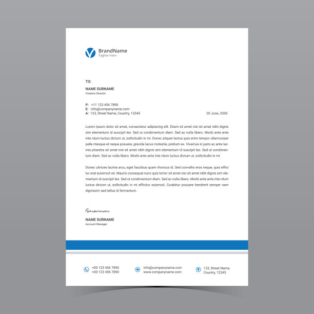 的信纸模板设计图片下载