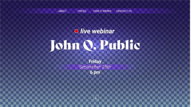 在线研讨会模板直播公告图片下载