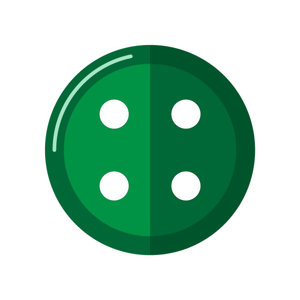 在白色背景上缝纽扣图片下载