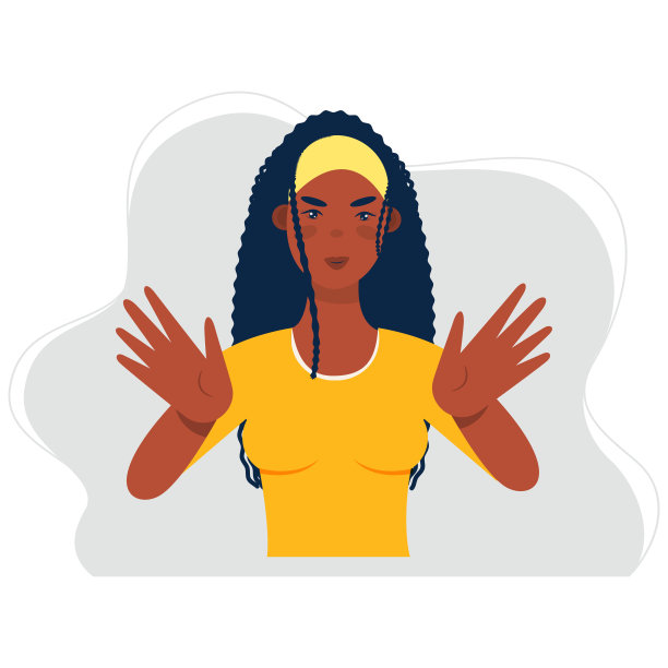 女性黑人的发型。女孩穿的是恐怖和非洲式辫子。《黑骏马》的概念。n彩色平面矢量插图。“n图片下载