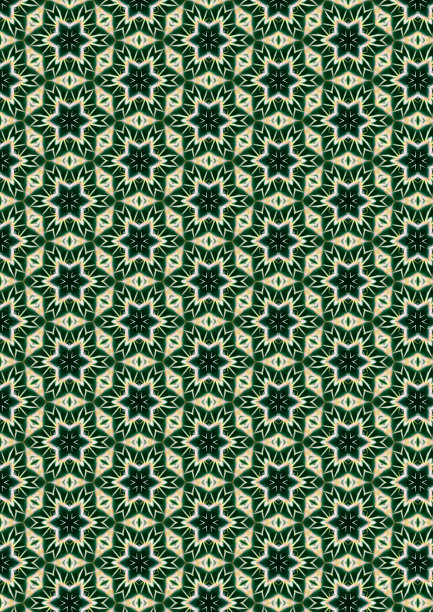 绿色和黄色图案制作背景图片。图片下载