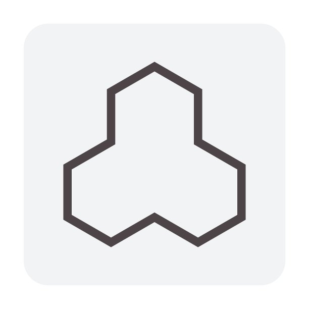 混凝土铺装块路面或砖面矢量图标设计。用于创建三六角图案。图片下载