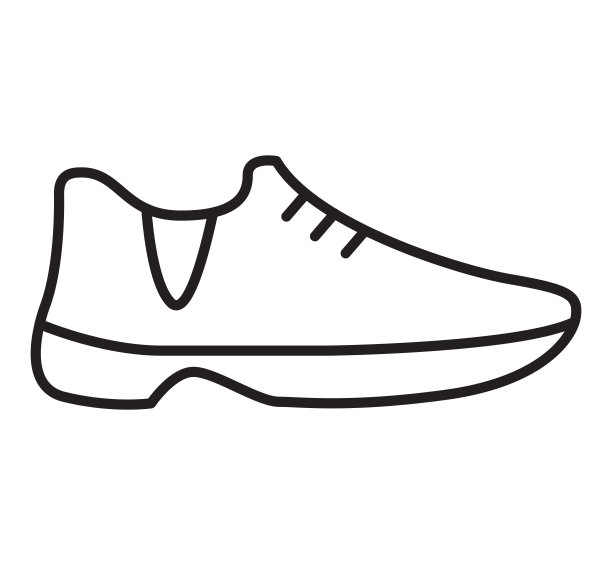 休闲鞋图标。秋天街鞋。图片下载